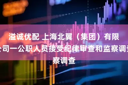 溢诚优配 上海北翼（集团）有限公司一公职人员接受纪律审查和监察调查